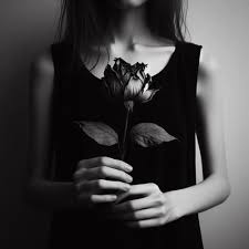 Sad & Moody Black Dress Photos for WhatsApp DP